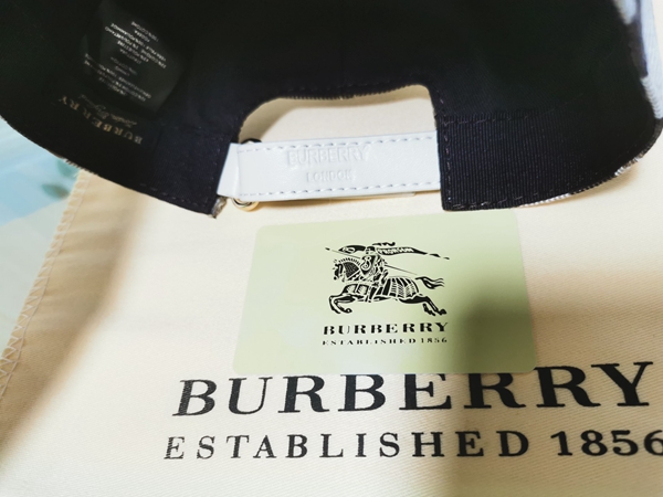 ブランド帽子角部分ディテール